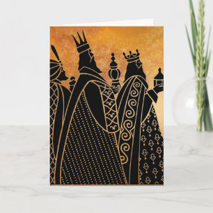 Wisemen-Wenskaart Feestdagen Kaart