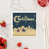  Wisemen/Woestijn Religieuze Kerst Servetten (Insitu)