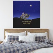 Wisemen zoekt hem nog steeds met kerst canvas afdruk (Insitu (Slaapkamer))