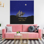 Wisemen zoekt hem nog steeds met kerst canvas afdruk (Insitu (Woonkamer))