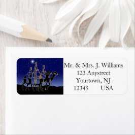 Wisemen zoekt hem nog steeds met kerst etiket