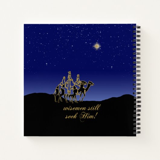 Wisemen zoekt hem nog steeds met kerst notitieboek (Achterkant)