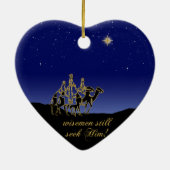 Wisemen zoekt nog steeds zijn kerstversiering keramisch ornament (Achterkant)