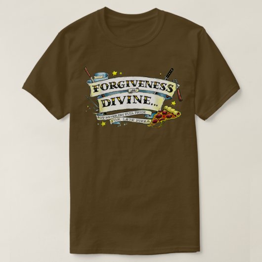 WiseMenSay Forgiveness Is Di T-shirt (Design voorkant)