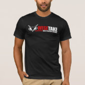 WiseTake Daily Fantasy Sports Fited Black T-Shirt (Voorkant)