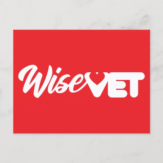 WiseVet - Briefkaart (Voorkant)