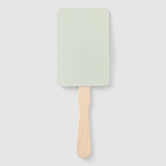 Wisgroen Effen Kleur Handwaaier (Voorkant)