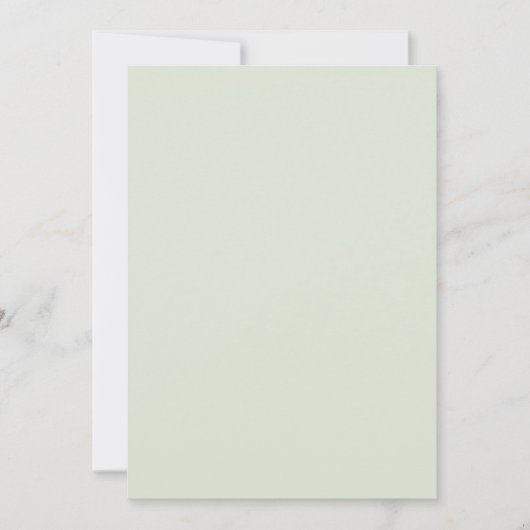 Wisgroen effen kleur kaart (Voorkant)