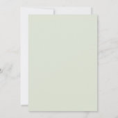Wisgroen effen kleur kaart (Achterkant)