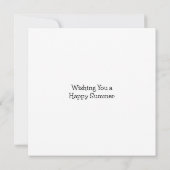 Wish a Friend a Happy Summer Kaart (Achterkant)