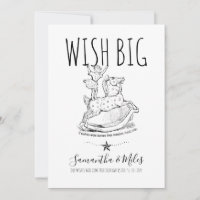 Wish Big Whimsical Zwangerschap Aankondiging