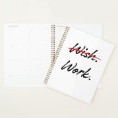 Wish Crossed Out – Doe het werk Inspirerend Planner (Display)