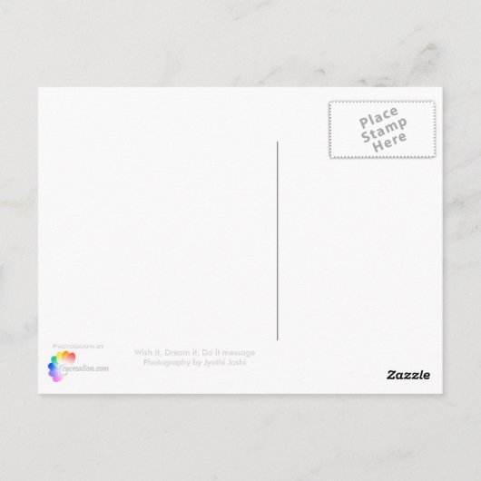 Wish Dream Do Briefkaart (Achterkant)