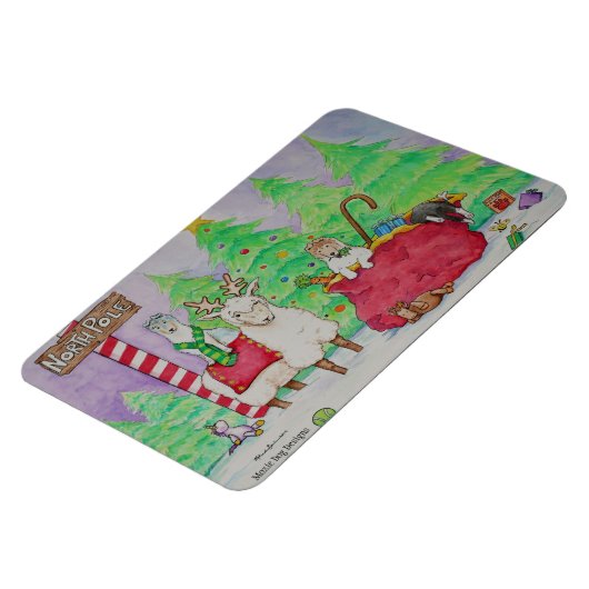 Wish Ewe a Merry Kerstmis Magneet (Linkerzijde)