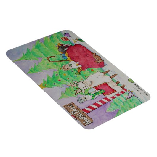 Wish Ewe a Merry Kerstmis Magneet (Rechterzijde)