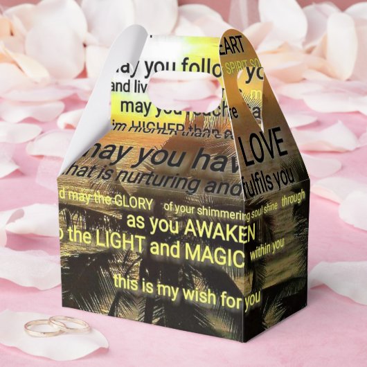 WISH Favor Box van Adiela Akoo Bedankdoosjes (Huwelijk)