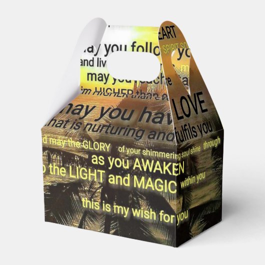 WISH Favor Box van Adiela Akoo Bedankdoosjes (Voorkant Zijde)