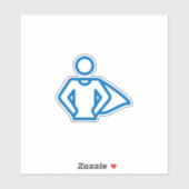 Wish Granters zijn Superhelden! Sticker (Vel)