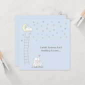 Wish Heaven had het bezoeken van uren kinderverlie Kaart (Voorkant / Achterkant in situ)