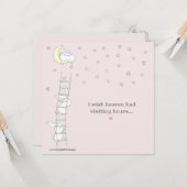 Wish Heaven had het bezoeken van uren kinderverlie Kaart (Voorkant / Achterkant in situ)