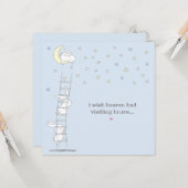 Wish Heaven had het bezoeken van uren kinderverlie Kaart (Voorkant / Achterkant in situ)