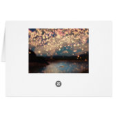 Wish Lantern Dream Forest - Table Number Card (Achterkant Horizontaal)