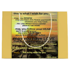 Wish Large Gift Bag van Adiela Akoo Groot Cadeauzakje