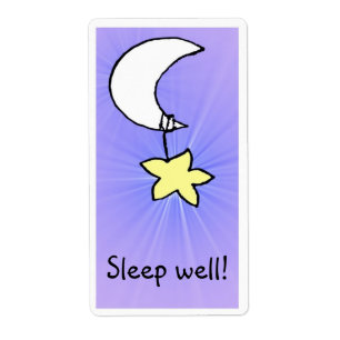 Wish 'Sleep well' - Good night label
