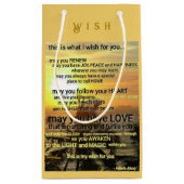 Wish Small Gift Bag van Adiela Akoo Klein Cadeauzakje (Achterkant)