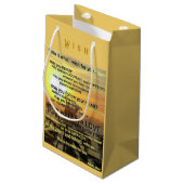 Wish Small Gift Bag van Adiela Akoo Klein Cadeauzakje (Achterkant Gekanteld)