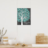 Wish Tree - 100 Leaf Guest Book Alternative Poster (Keuken)