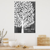 Wish Tree - 150 Leaf Guest Book Alternative Poster (Keuken)