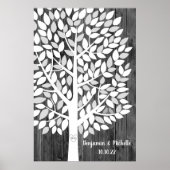 Wish Tree - 150 Leaf Guest Book Alternative Poster (Voorkant)