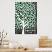 Wish Tree - 200 Leaf Guest Book Alternative Poster (Keuken)