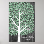 Wish Tree - 200 Leaf Guest Book Alternative Poster (Voorkant)