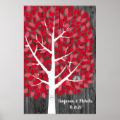 Wish Tree - 250 Leaf Guest Book Alternative Poster (Voorkant)
