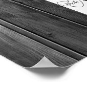 Wish Tree - 25 Leaf Guest Book Alternative Poster (Hoek)