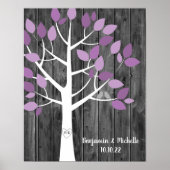 Wish Tree - 25 Leaf Guest Book Alternative Poster (Voorkant)