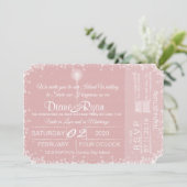 Wish Upon a Star huwelijkskaartuitnodiging Kaart (Staand voorkant)