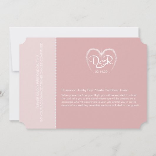 Wish Upon a Star huwelijkskaartuitnodiging Kaart (Achterkant)