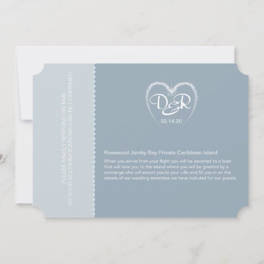 Wish Upon a Star huwelijkskaartuitnodiging Kaart (Achterkant)