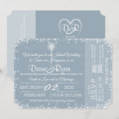 Wish Upon a Star huwelijkskaartuitnodiging Kaart (Voorkant / Achterkant)