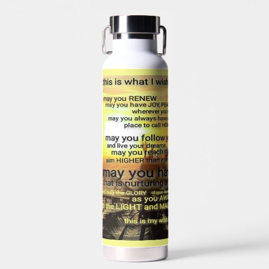 WISH waterflesje Waterfles (Voorkant)