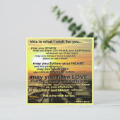 Wish Wenskaart van Adiela Akoo (Staand voorkant)