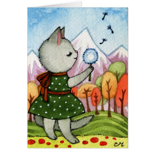 Wish - Whimsical Cat Art (Voorkant)