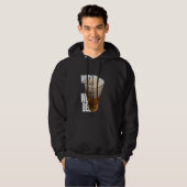 Wish You Were Beer" Funny Beer Pun Design Hoodie (Voorkant volledig)