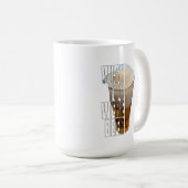 Wish You Were Beer Funny Beer Pun Design Koffiemok (Voorkant rechts)