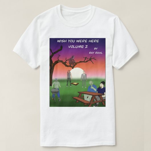 Wish You Were Here 2 Basic T-shirt (Design voorkant)