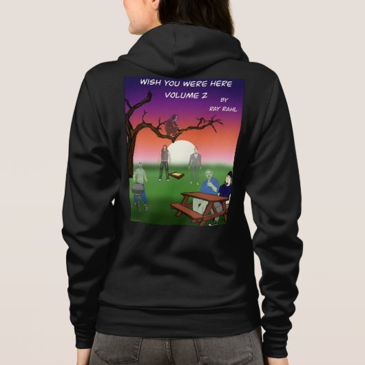 Wish You Were Here 2 Zip-up Hoodie (Achterkant)