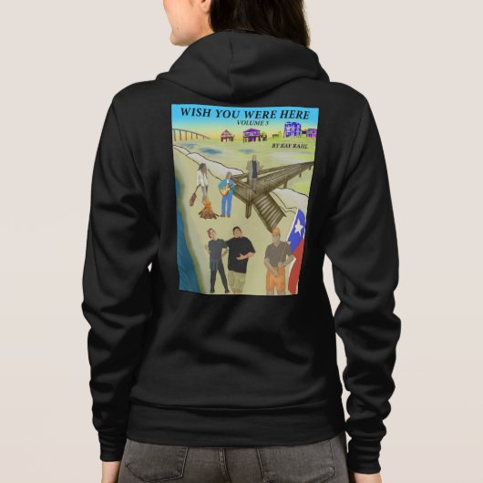 Wish You Were Here 3 Zip-up Hoodie (Achterkant)